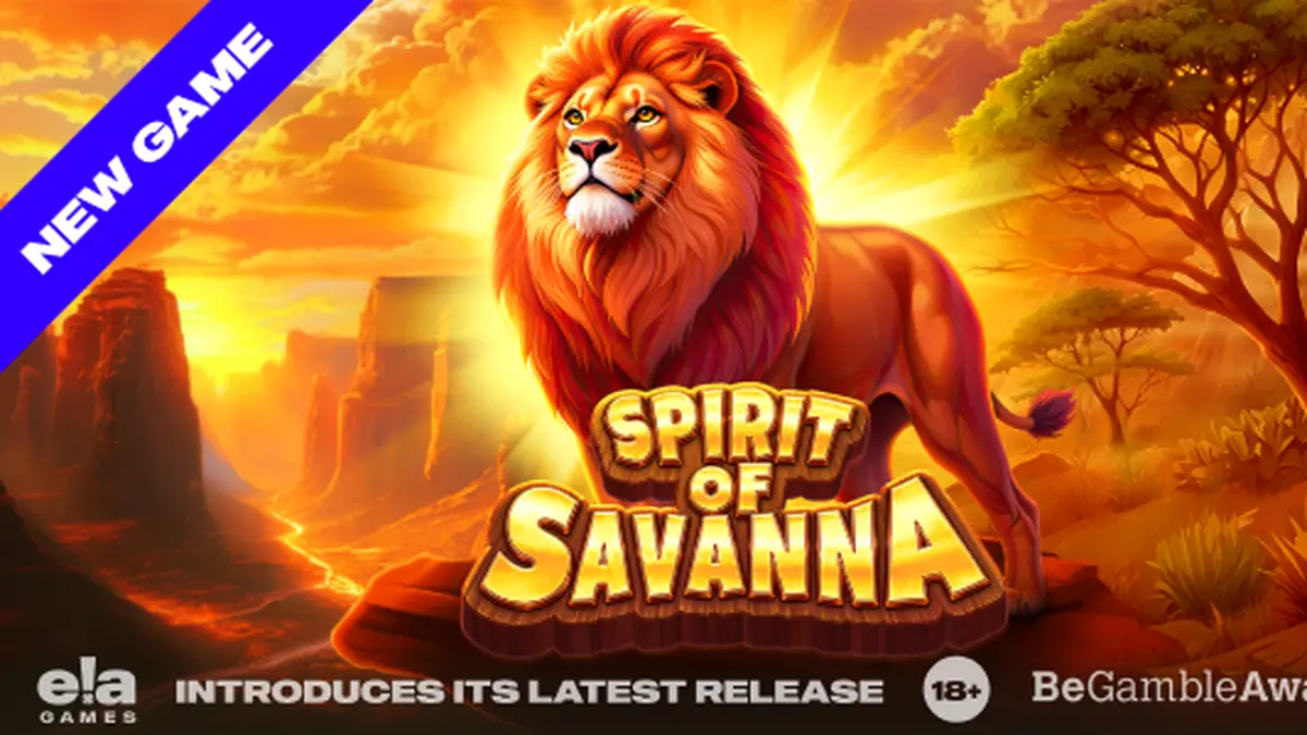 Pemandangan indah savana dengan elemen slot Spirit of Savanna